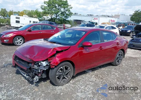 2024 Nissan Sentra Sv из США, поврежденный, VIN 3N1AB8CV3RY217309